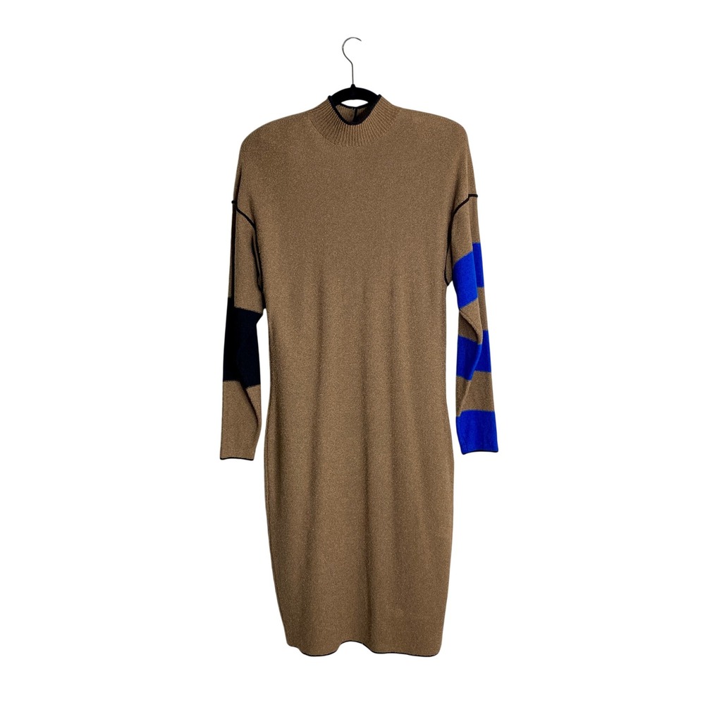 Steve Fabrikant Vintage 80s Knit Dress Quiet Luxury Dark Academia Minimalist
